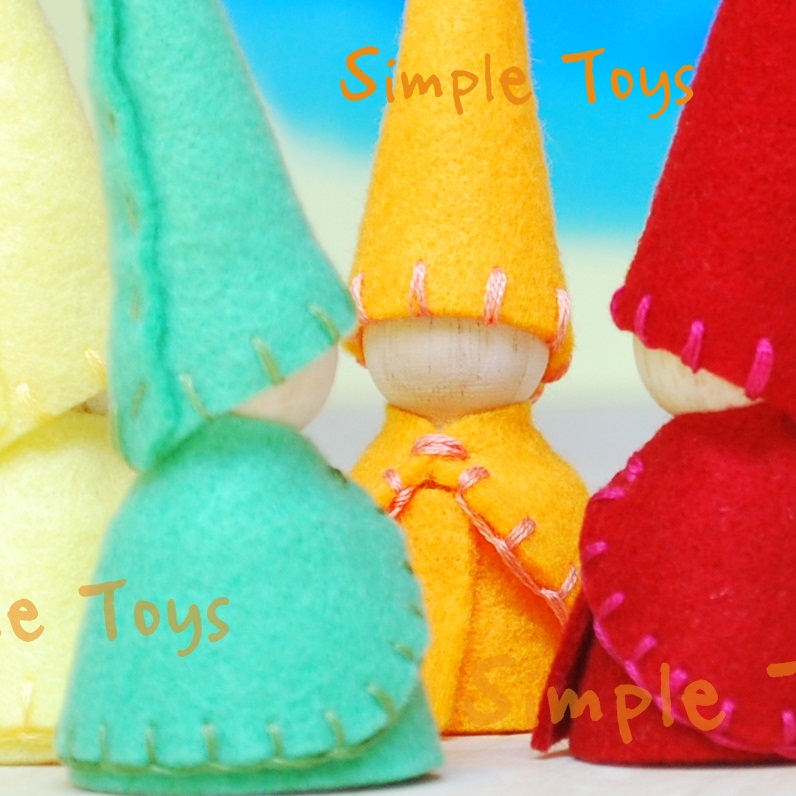 โนมคู่รัก ชุด 2 ตัว สินค้าทางเลือก handmade ที่ไม่เป็นอันตรายต่อเด็ก รูปที่ 3