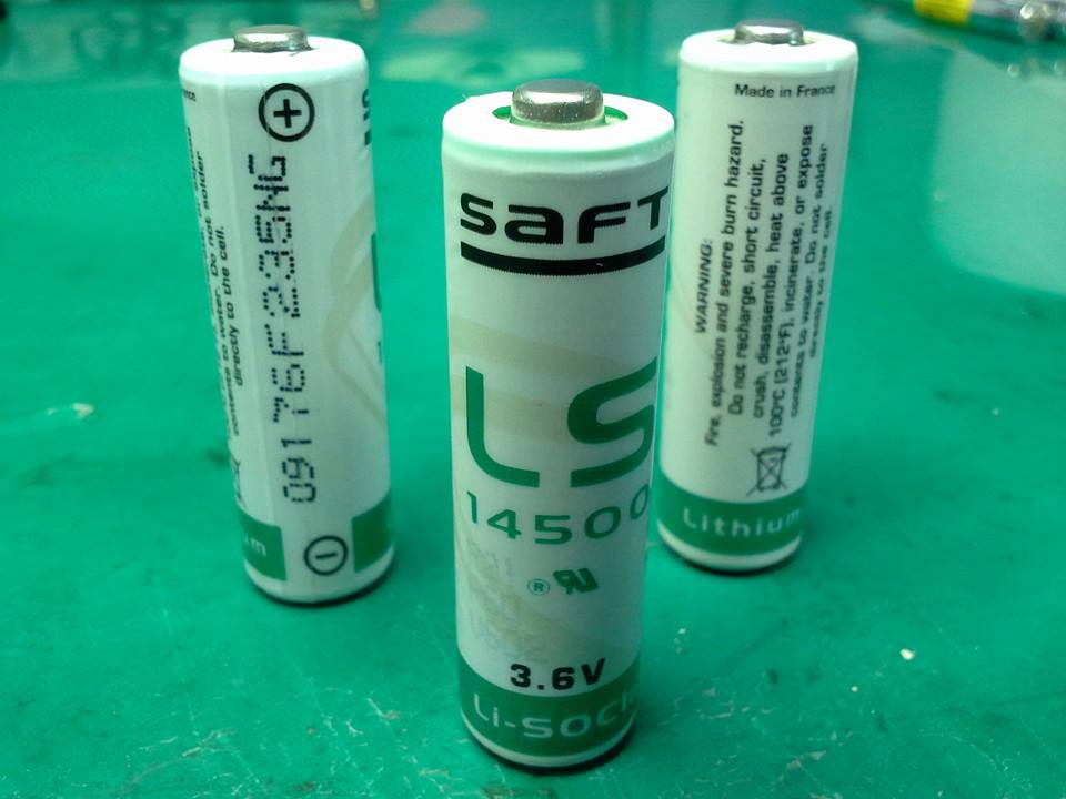 ขาย saFT LS14500 3.6 V ขนาด AA Battery Lithium not recharg รูปที่ 1