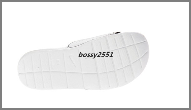รองเท้าแตะ ผู้ชาย NIKE แบบสวม สีดำสายขาว รุ่น Comfort Slide 2 รูปที่ 7
