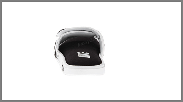 รองเท้าแตะ ผู้ชาย NIKE แบบสวม สีดำสายขาว รุ่น Comfort Slide 2 รูปที่ 5