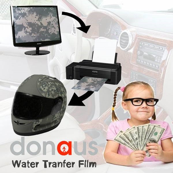 ชุดเคลือบวัสดุสามมิติสร้างลายเองได้ donaus Water Tranfer Film รูปที่ 1