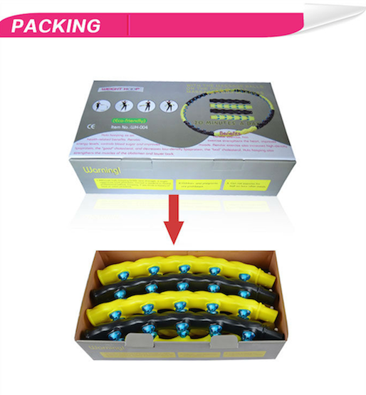 จำหน่าย ฮูล่า ฮูบ แบบมีปุ่มนวด แบรนด์ดัง คุณภาพสูง ราคาถูก (Magnetics Weight Hula Hoop) รูปที่ 6