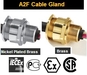 รูปย่อ EXe cable glands ,Bickel brass-brassNickel Un-Armourd รูปที่3