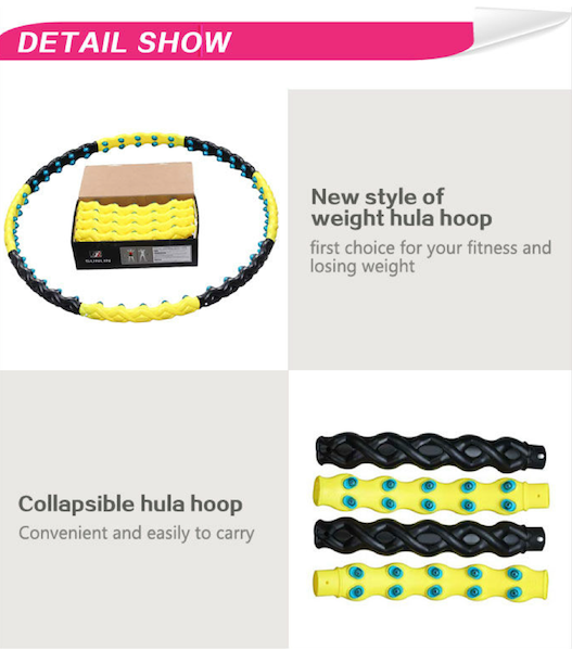 จำหน่าย ฮูล่า ฮูบ แบบมีปุ่มนวด แบรนด์ดัง คุณภาพสูง ราคาถูก (Magnetics Weight Hula Hoop) รูปที่ 4