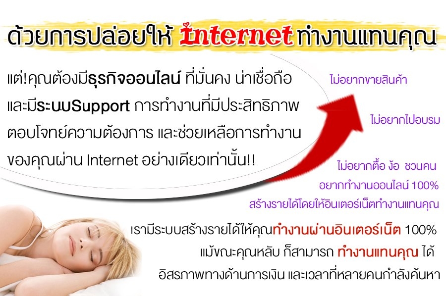 ใครชอบเล่นอินเตอร์เน็ต ต้องนี่เลย ทำรายได้ผ่านเนตรับเงินอาทิตย์ละ 3500บาท คลิก! รูปที่ 2