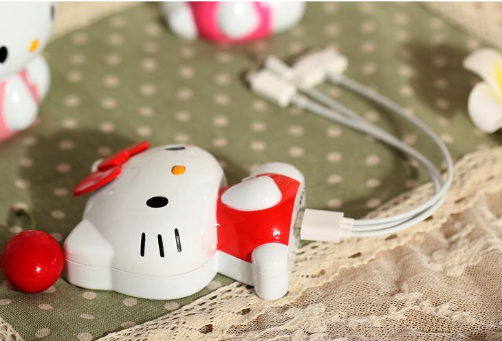 ** Power Bank Hello Kitty 11000mAh พร้อมหัวชาร์จ 3 หัว ** ส่งฟรี รูปที่ 6