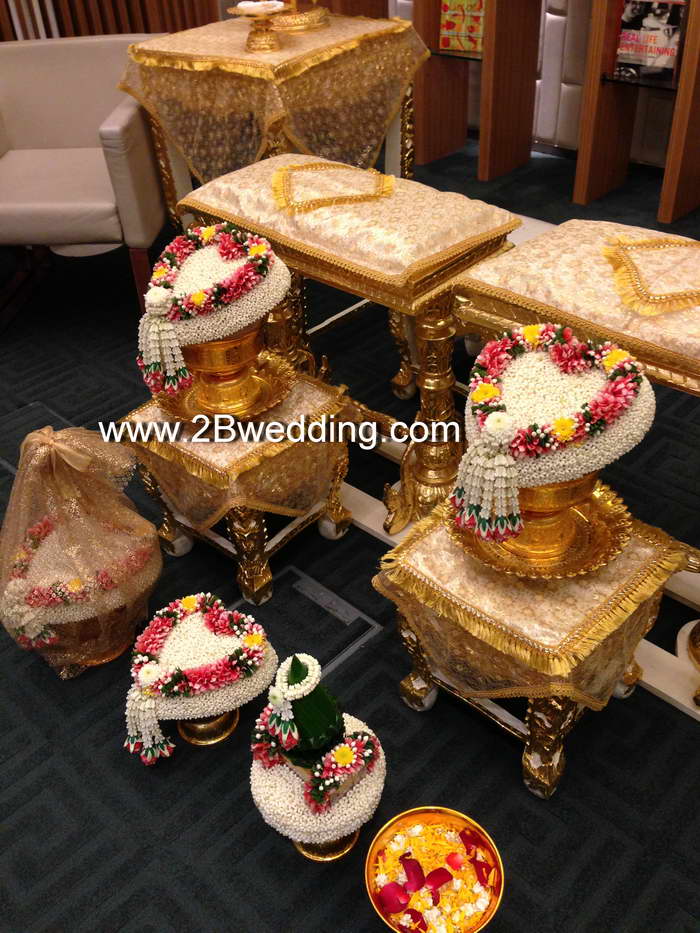 Package พานขันหมากพร้อมชุดตั่งรดน้ำสังข์ Set B ราคา  9,500 สนใจติดต่อ www.2bwedding.com 081-834-4245 (คุณกิ๊ฟ) 085-088-2 รูปที่ 5