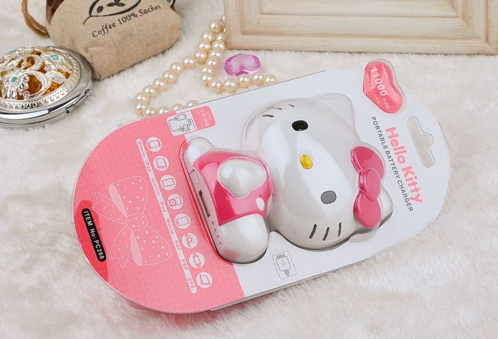 ** Power Bank Hello Kitty 11000mAh พร้อมหัวชาร์จ 3 หัว ** ส่งฟรี รูปที่ 3