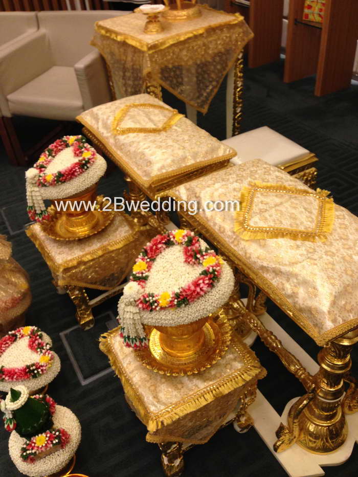 Package พานขันหมากพร้อมชุดตั่งรดน้ำสังข์ Set B ราคา  9,500 สนใจติดต่อ www.2bwedding.com 081-834-4245 (คุณกิ๊ฟ) 085-088-2 รูปที่ 2