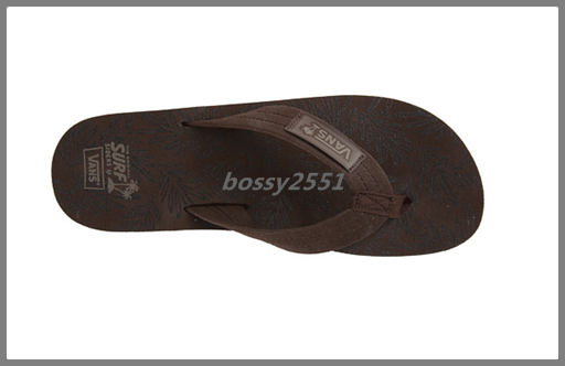 รองเท้าแตะผู้ชาย แบรนด์ยอดฮิต VANS Color:(Aloha Leaf) Brown  รูปที่ 6