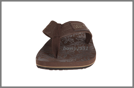 รองเท้าแตะผู้ชาย แบรนด์ยอดฮิต VANS Color:(Aloha Leaf) Brown  รูปที่ 4
