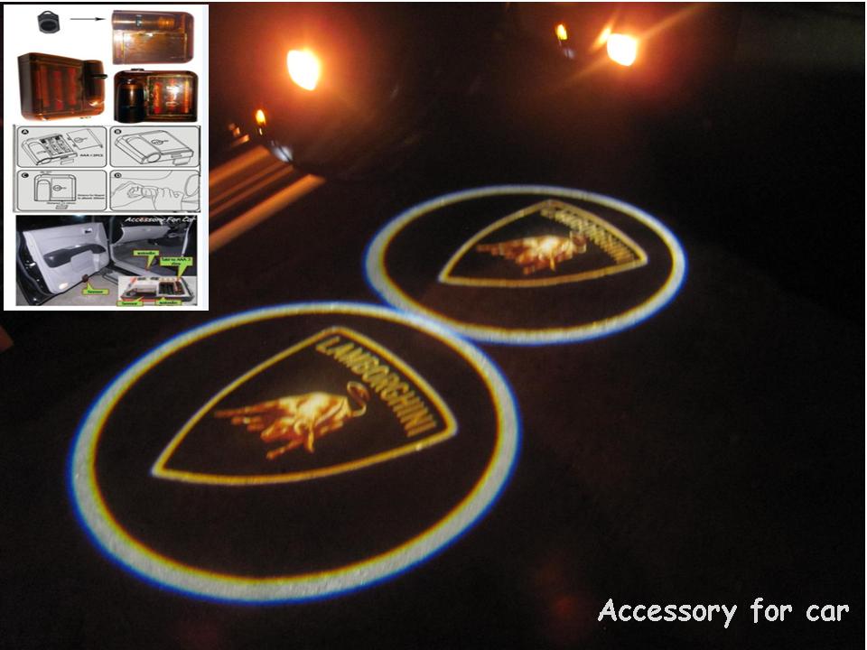 ราคา ไฟโชว์โลโก้ส่องพื้นติดประตู Ghost Shadow Projector ทุกยี่ห้อ ฟรีโลโก้อีก 1 คู่ รูปที่ 4