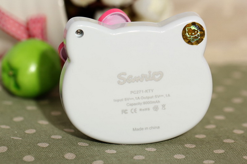 Power bank Hello Kitty 8000mAh พร้อมหัวชาร์จ 3 หัว รูปที่ 7