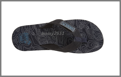รองเท้าแตะผู้ชาย แบรนด์ยอดฮิต VANS Color:( Swell Map)Navy/Dark Navy รูปที่ 6