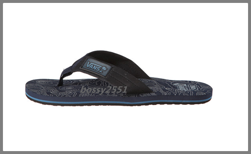 รองเท้าแตะผู้ชาย แบรนด์ยอดฮิต VANS Color:( Swell Map)Navy/Dark Navy รูปที่ 3