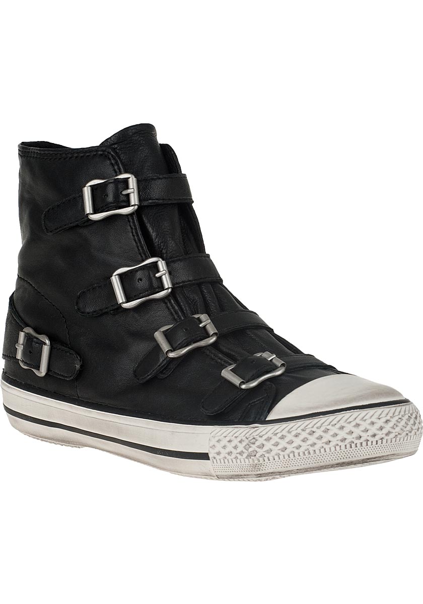 รองเท้า ASH VIRGIN SNEAKER BLACK LEATHER   สีดำ   size 36 37 38  งานเหมือนที่สุดค่ะ  รูปที่ 1