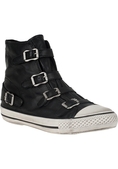 รองเท้า ASH VIRGIN SNEAKER BLACK LEATHER   สีดำ   size 36 37 38  งานเหมือนที่สุดค่ะ 