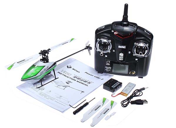 เครื่องบินบังคับ WLToys V930 4CH 2.4GHz ระบบ Flybarless ไจโร 6 แกนพร้อมมอเตอร์บัสเลส และอะไหล่ราคาถูก รูปที่ 7