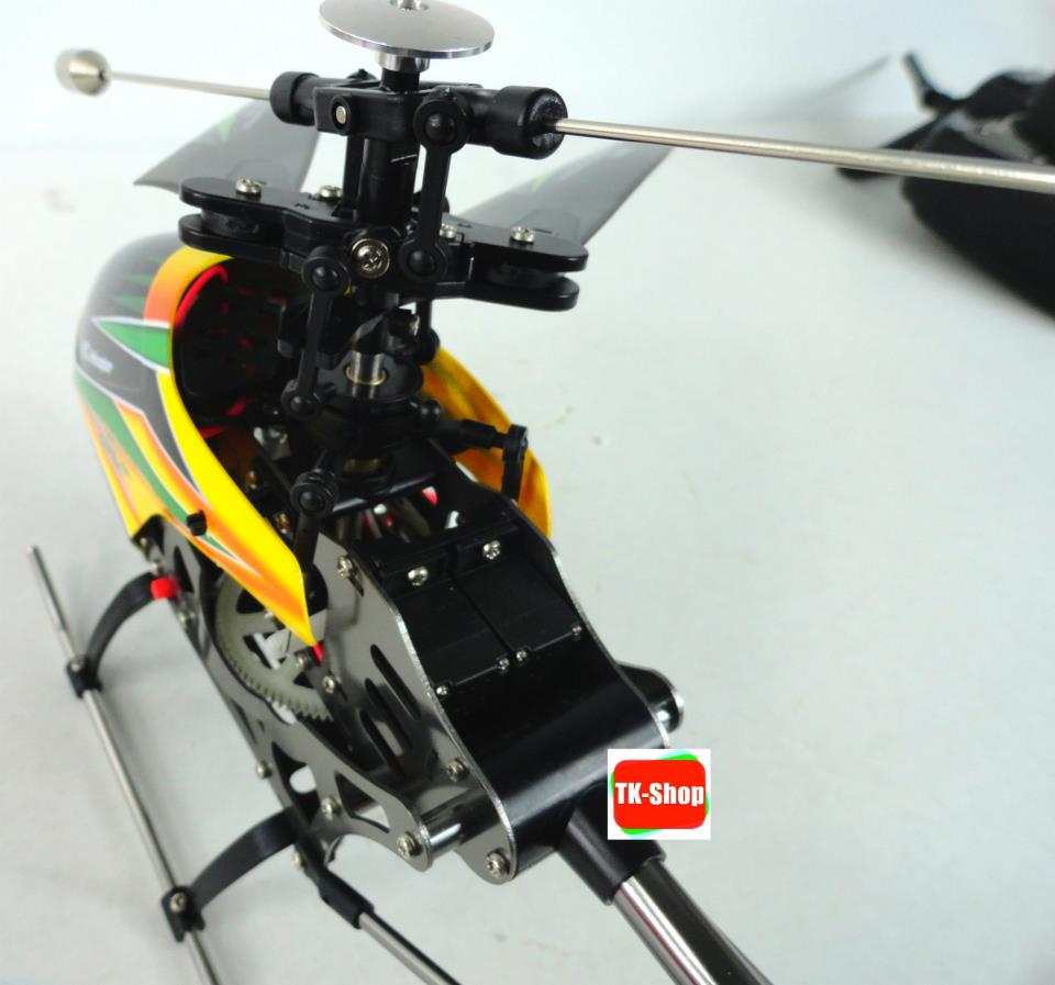 เครื่องบินบังคับวิทยุ WLToys V912 รุ่น Upgrade 4CH 2.4GHz ใบพัดเดี่ยว ติดกล้องได้ ราคาถูกและอะไหล่ รูปที่ 6