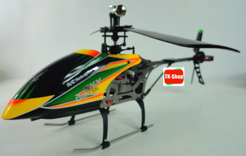 เครื่องบินบังคับวิทยุ WLToys V912 รุ่น Upgrade 4CH 2.4GHz ใบพัดเดี่ยว ติดกล้องได้ ราคาถูกและอะไหล่ รูปที่ 2