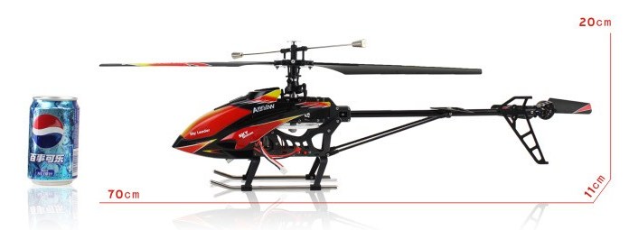 เครื่องบินบังคับ WLToys V913 4CH 2.4GHz ใบพัดเดี่ยว ราคาถูกและอะไหล่ รูปที่ 6