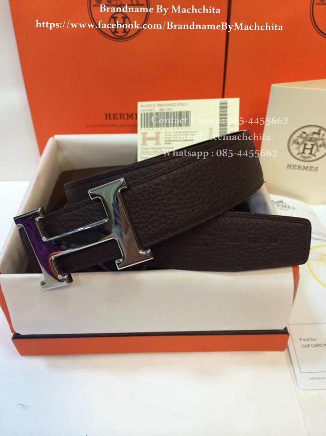 เข็มขัด Hermes Belt หนัง Togo หนังลูกวัวแท้ทั้งเส้น สินค้านำเข้าระดับ Hi-end คุณภาพดีที่สุด รูปที่ 2
