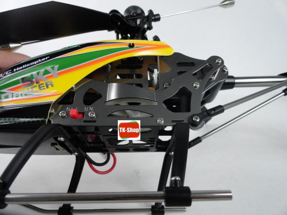 เครื่องบินบังคับวิทยุ WLToys V912 รุ่น Upgrade 4CH 2.4GHz ใบพัดเดี่ยว ติดกล้องได้ ราคาถูกและอะไหล่ รูปที่ 5