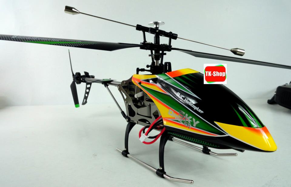 เครื่องบินบังคับวิทยุ WLToys V912 รุ่น Upgrade 4CH 2.4GHz ใบพัดเดี่ยว ติดกล้องได้ ราคาถูกและอะไหล่ รูปที่ 3