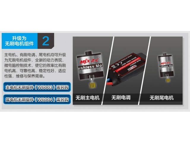 MJX F49 เครื่องบินบังคับ 4CH 2.4GHz โมใส่มอเตอร์บัสเลสหน้า-หลัง, ติดกล้องได้ ราคาถูกและอะไหล่ รูปที่ 7