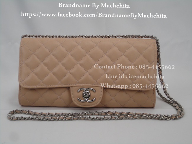 กระเป๋าครัช Chanel มาพร้อมสายสะพายโซ่ยาว สินค้านำเข้าระดับ Hi-end คุณภาพดีที่สุด รูปที่ 6