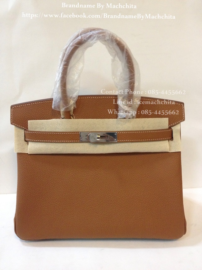 กระเป๋า Hermes Birkin Original Togo หนังลูกวัวแท้ Size 30'' สินค้านำเข้าระดับ Hi-end คุณภาพดีที่สุด รูปที่ 6