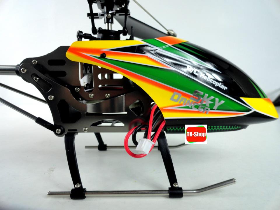 เครื่องบินบังคับวิทยุ WLToys V912 รุ่น Upgrade 4CH 2.4GHz ใบพัดเดี่ยว ติดกล้องได้ ราคาถูกและอะไหล่ รูปที่ 4
