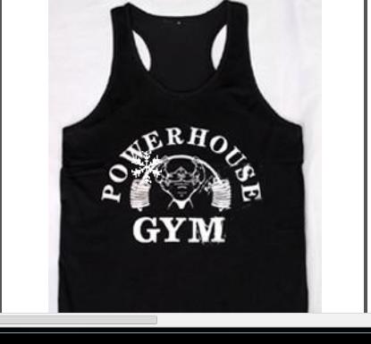  PR-592 powerhouse Gym Brand muscle tights Singlet men body sleeveless Printed sportwear vest bodybuilding Fitness trac รูปที่ 1