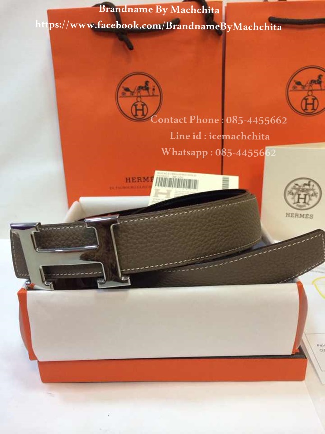 เข็มขัด Hermes Belt หนัง Togo หนังลูกวัวแท้ทั้งเส้น สินค้านำเข้าระดับ Hi-end คุณภาพดีที่สุด รูปที่ 3