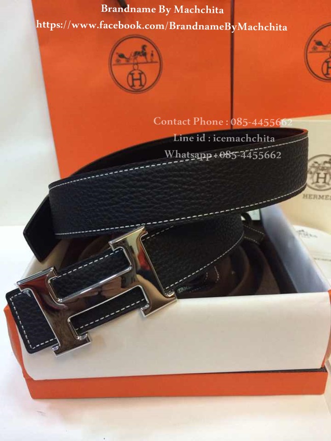 เข็มขัด Hermes Belt หนัง Togo หนังลูกวัวแท้ทั้งเส้น สินค้านำเข้าระดับ Hi-end คุณภาพดีที่สุด รูปที่ 6