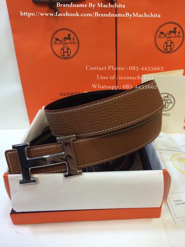 เข็มขัด Hermes Belt หนัง Togo หนังลูกวัวแท้ทั้งเส้น สินค้านำเข้าระดับ Hi-end คุณภาพดีที่สุด รูปที่ 5