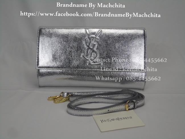 กระเป๋าครัช YSL มาพร้อมสายสะพายโซ่ยาว สินค้านำเข้าระดับ Hi-end คุณภาพดีที่สุด รูปที่ 3