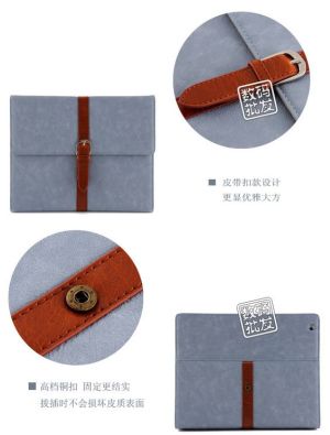 เคส IpadAir แบบฝาพับเปิดหน้ามีสายคาดล็อก รูปที่ 4