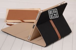 เคส IpadAir แบบฝาพับเปิดหน้ามีสายคาดล็อก รูปที่ 6
