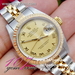 รูปย่อ นาฬิกาข้อมือ Rolex Lady Date Just หน้าปัดทอง เลขอาร์บิค มือสอง หลุดจำนำ รูปที่1