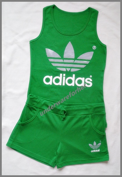 ชุด ADIDAS ผู้หญิง สีเขียว รูปที่ 2
