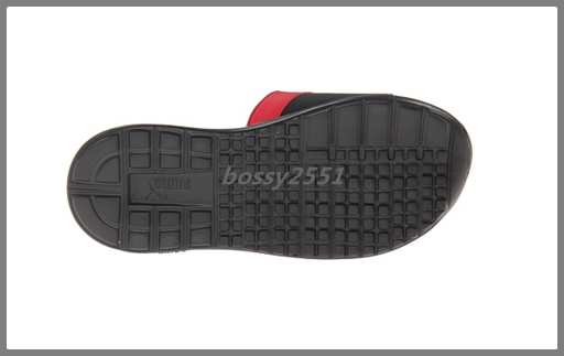 รองเท้าแตะผู้ชาย PUMA รุ่น Ferrari Slip In Slide Color : Black/Rosa Corsa รูปที่ 7