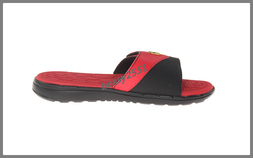 รองเท้าแตะผู้ชาย PUMA รุ่น Ferrari Slip In Slide Color : Black/Rosa Corsa รูปที่ 3