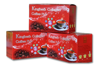 กาแฟ Kingherb Collagen Coffee Plus กาแฟอาราบิก้า เสริมคอลลาเจน  รูปที่ 1