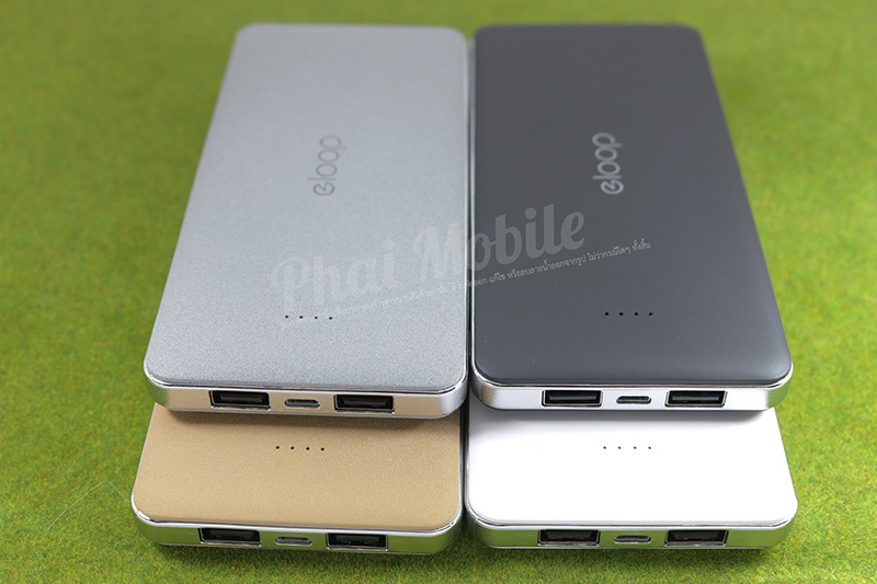 แบตเตอรี่สำรอง Eloop E13 เบา บางเรียบหรูที่สุดในรุ่น 13000mAh ของแท้ รับประกัน 1 ปีเต็ม รูปที่ 5