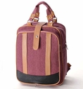 กระเป๋าเป้ แฟชั่นเกาหลีสะพายข้างได้ผ้าสีฟอกสวยใหม่ นำเข้า พรีออเดอร์LE333 ราคา850บาท