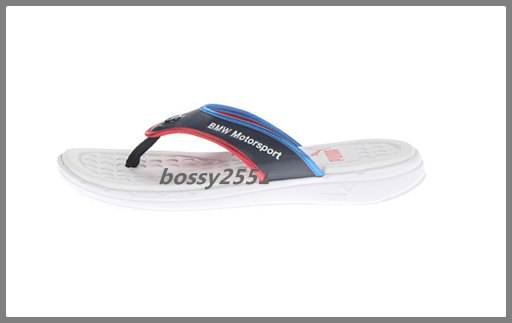 รองเท้าแตะผู้ชาย PUMA รุ่น BMW Slip In Thong Sandal Color : White รูปที่ 3