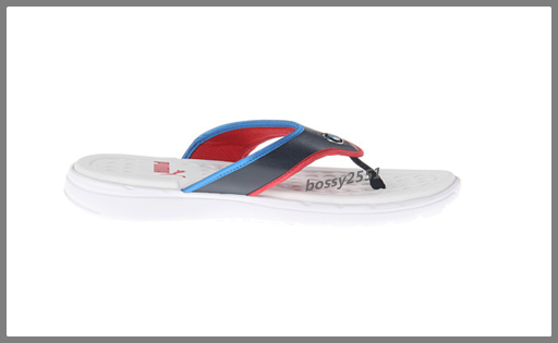 รองเท้าแตะผู้ชาย PUMA รุ่น BMW Slip In Thong Sandal Color : White รูปที่ 2
