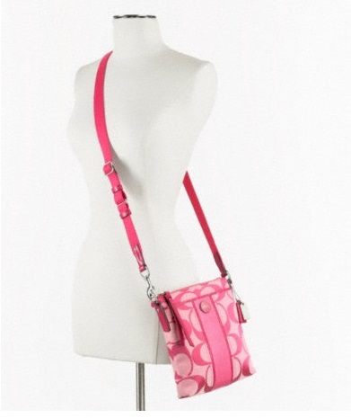 กระเป๋า COACH SIGNATURE STRIPE  SWINGPACK  F48806  รูปที่ 4