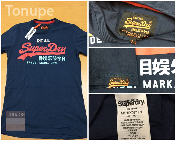 ขาย เสื้อ Superdry Vintage Logo Tri Colour t-shirt รูปที่ 1